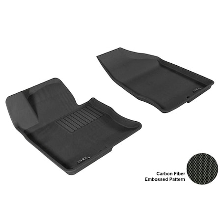 3D Maxpider HYUNDAI AZERA 2013 KAGU BLACK R1 Floor Mat L1HY02611509
